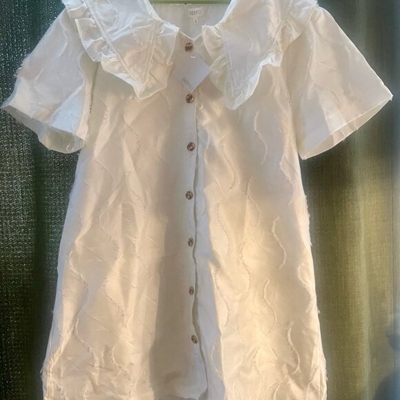 Ghospell Barb Textured Mini Dress - Picture 5 of 6